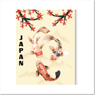 koi fish japan culture Posters and Art